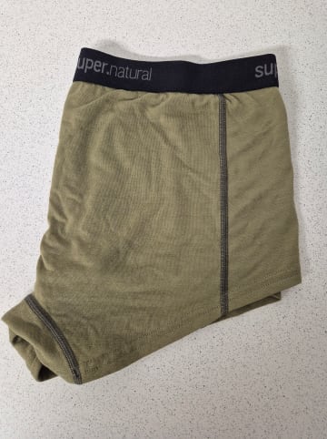 super.natural Funktionspanty "Base" in Khaki/ Schwarz