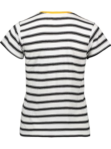 Billabong Shirt "Soul Babe" in Weiß/ Schwarz/ Orange