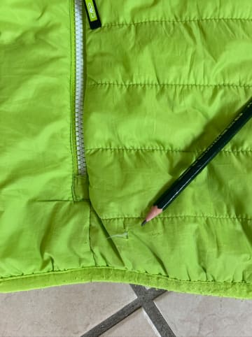 cmp Steppjacke in Blau/ Weiß/ Limette