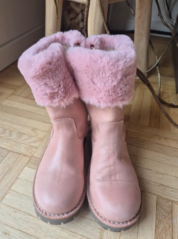 POM POM Pom Pom Leder Winterboots in rosa