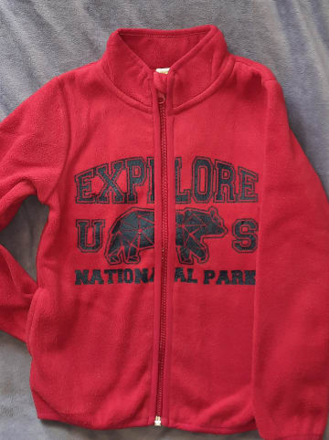 vertbaudet Sweatjacke in Rot