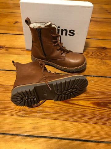 kmins Leder-Boots in Hellbraun