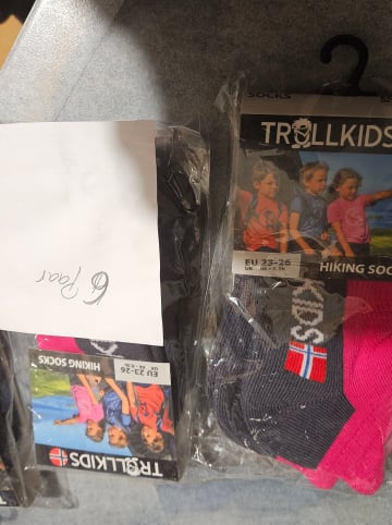 Trollkids 2er-Set: Wandersocken "Low Cut Socks II" in Pink