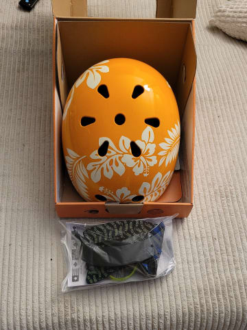 Nutcase Fahrradhelm "Hula Vibe" in Orange