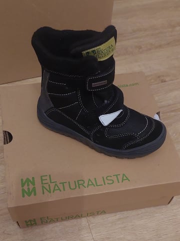 El Naturalista Leder-Boots in Schwarz