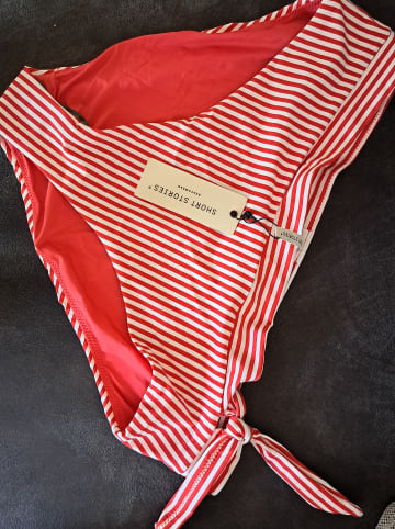 SHORT STORIES Bikini-Hose in Rot/ Weiß