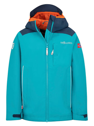 Trollkids Regenjacke "Bergen" in Blau