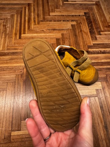 lamino Leder-Sneakers in Gelb