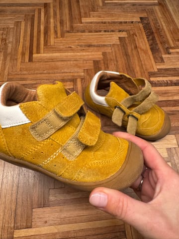 lamino Leder-Sneakers in Gelb