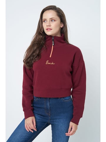 Bench Sweatshirt "Rochelle" in Bordeaux