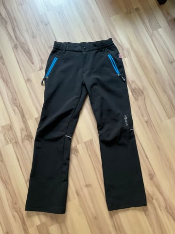 Trollkids Softshellhose "Fjell" in Schwarz