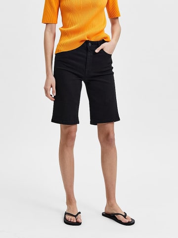 SELECTED FEMME Bermudas "Kyla" in Schwarz