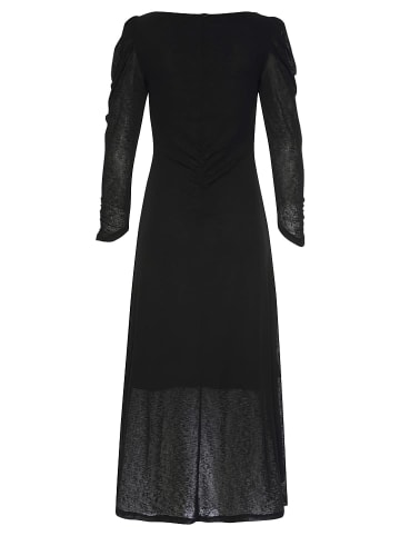LASCANA Midikleid in schwarz