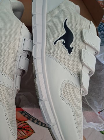 Kangaroos Klettverschluss-Schuhe in white/dk navy