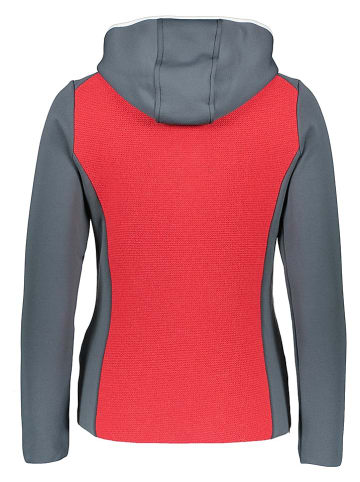 cmp Walkjacke in Grau/ Rot