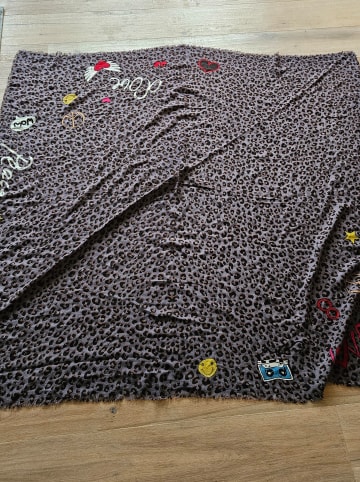 Codello Tuch in Grau/ Bunt - (B)140 x (L)140 cm