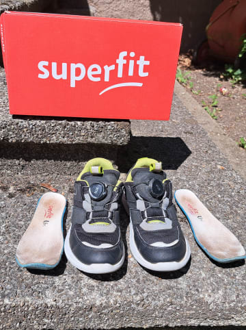 superfit Sneaker RUSH in Schwarz/Grün
