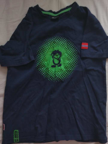 Trollkids Funktionsshirt "Pointillism" in Dunkelblau/ Hellgrün