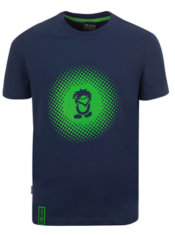 Trollkids Funktionsshirt "Pointillism" in Dunkelblau/ Hellgrün