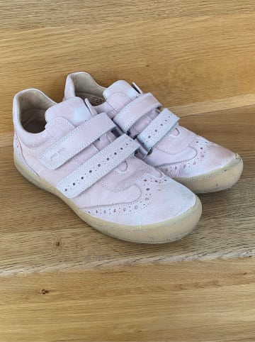 POM POM Leder-Sneakers in Rosa