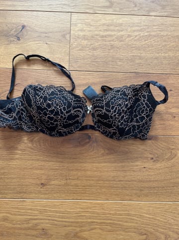 Heidi Klum Intimates Balconette-BH in Schwarz/ Rosa