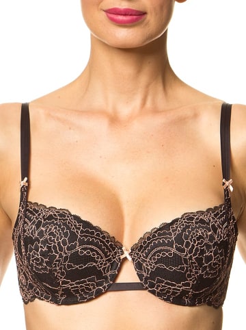 Heidi Klum Intimates Balconette-BH in Schwarz/ Rosa