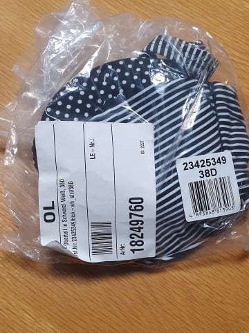 S. Oliver Bikini-Oberteil in Schwarz/ Weiß