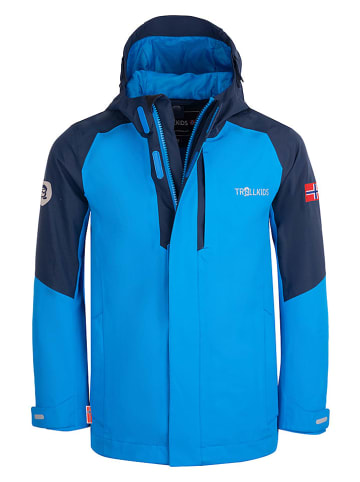 Trollkids Regenjacke "Skaland" in Blau