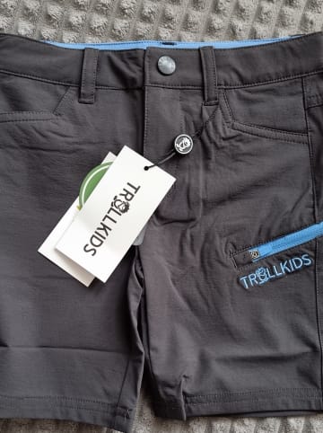 Trollkids Softshellshorts "Haugesund" in Dunkelgrau