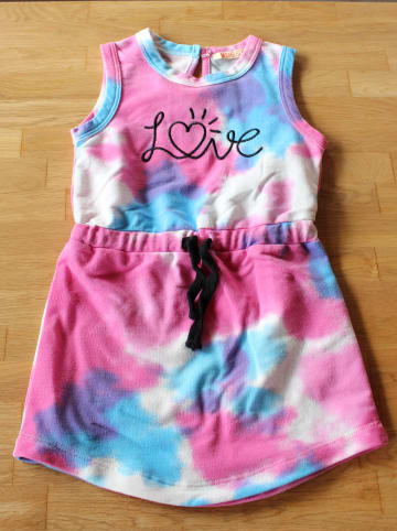 Denokids Kleid "Love" in Pink/ Hellblau