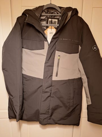 Jack & Jones Parka "Friday" in Schwarz/ Grau