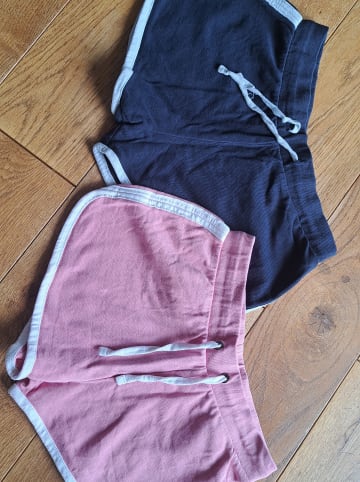 Blue Seven 2er-Set: Shorts in Dunkelblau/ Rosa