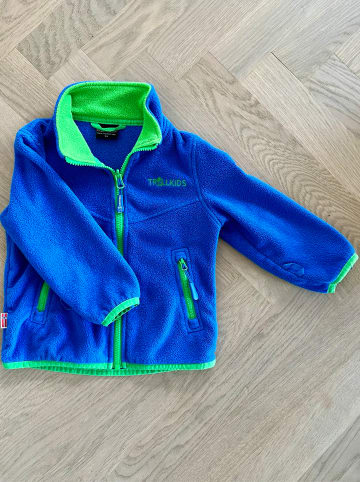 Trollkids Fleecejacke "Oppdal XT" in Grün/ Blau