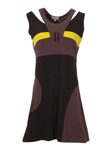 KÉAWA Kleid in Schwarz/ Braun