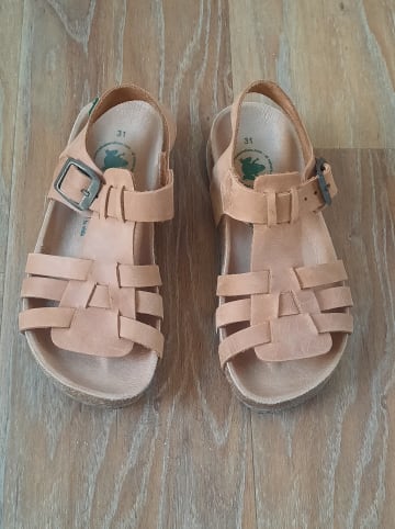 El Naturalista Leder-Sandalen in Camel