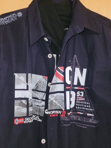 Geographical Norway Hemd "Zalopark" in Dunkelblau