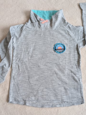 Tom Tailor Longsleeve in Grau/ Blau