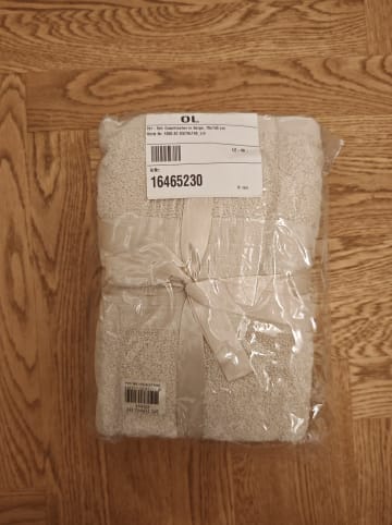 Pure 2er-Set: Duschtücher in Beige