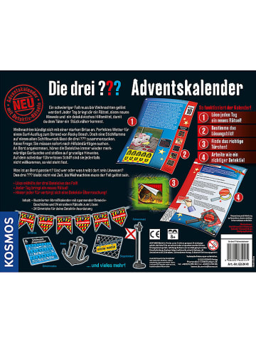 Kosmos Adventskalender "Die drei ???" - ab 8 Jahren