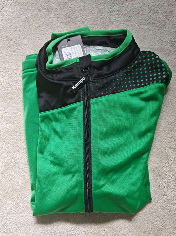 Kempa Trainingsjacke "Emotion" in Grün/ Schwarz