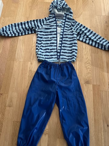 racoon 2tlg. Regenoutfit "Jens" in Hellblau/ Blau