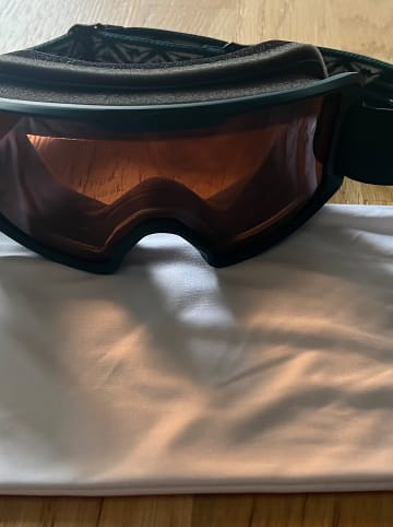 Oakley Ski-/ Snowboardbrille "Line Miner Youth" in Grün/ Orange