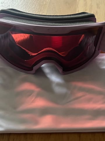 Oakley Ski-/ Snowboardbrille "Line Miner Youth" in Rosa/ Rot