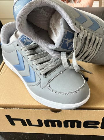 Hummel Sneakers "Stadil Light" in Hellgrau/ Blau