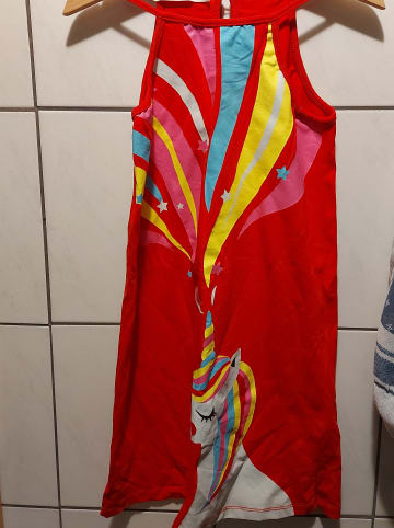 Denokids Denokids Kleid Unicorn rot (1x getragen)