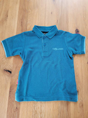 Trollkids Funktionspoloshirt "Bergen XT" in Blau