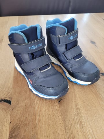 Trollkids Winterboots "Hafjell" in Blau/ Dunkelblau