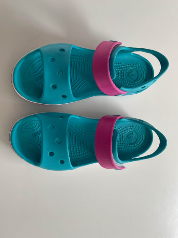 Crocs Sandalen "Crocband" in Blau/ Pink