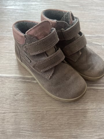 Richter Shoes Leder-Boots in Grau