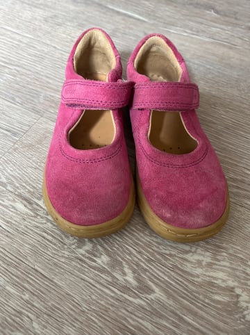 Richter Shoes Leder-Barfußschuhe in Pink